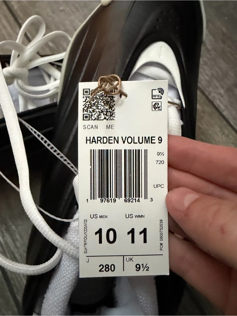 NWT Adidas Men’s Harden Volume 9 Sneakers